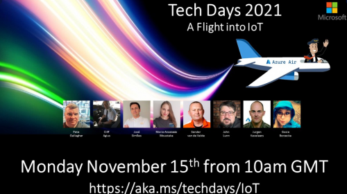 Microsoft Tech Days A flight into IoT