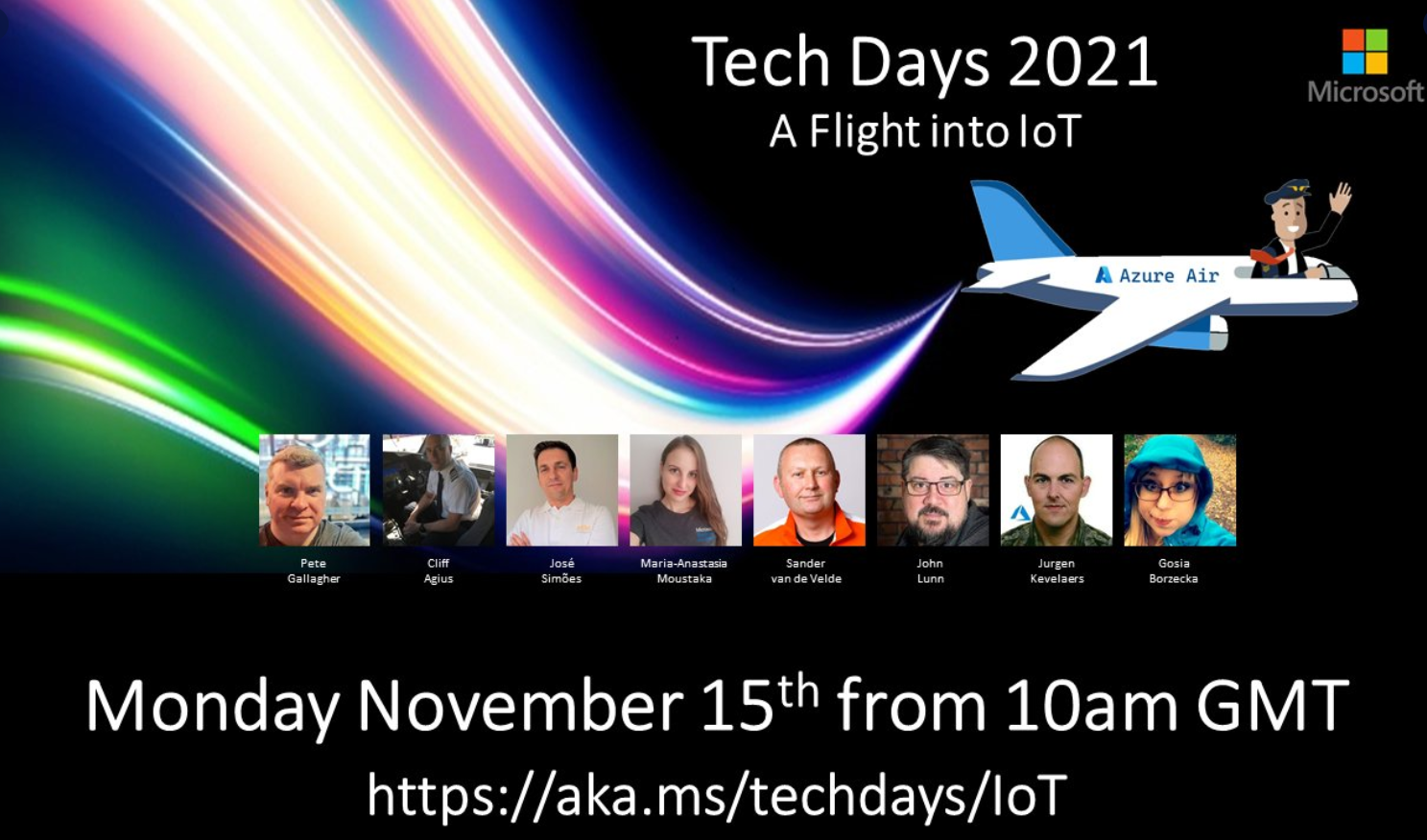Microsoft Tech Days A flight into IoT
